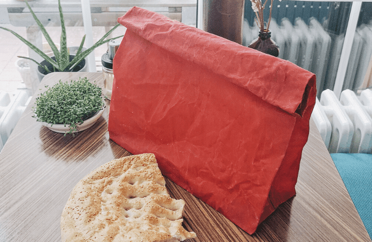 Lunchbag und Brotbeutel nähen: Einfache Anleitung aus Bienenwachstüchern! Bienenwachs Brotbeutel & Bienenwachs Lunchbag
