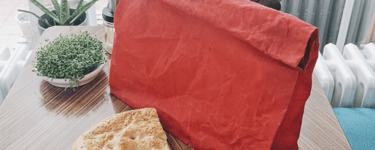 Lunchbag und Brotbeutel nähen: Einfache Anleitung aus Bienenwachstüchern! Bienenwachs Brotbeutel & Bienenwachs Lunchbag