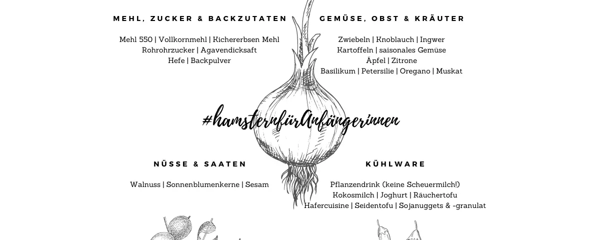 Veganen Vorrat Anlegen: Kostenlose Liste